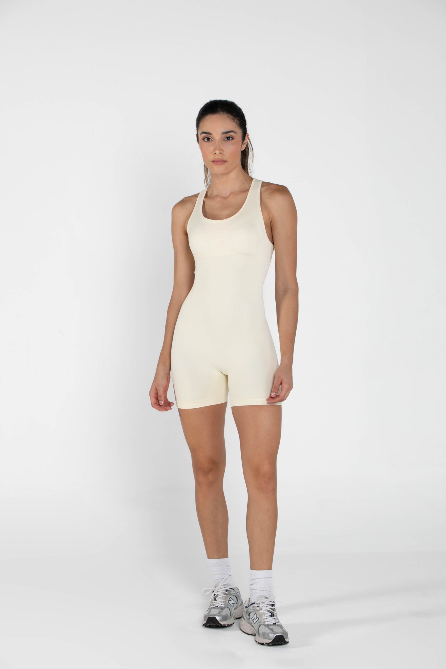 Sculpt - Short Bodysuit - Ivory