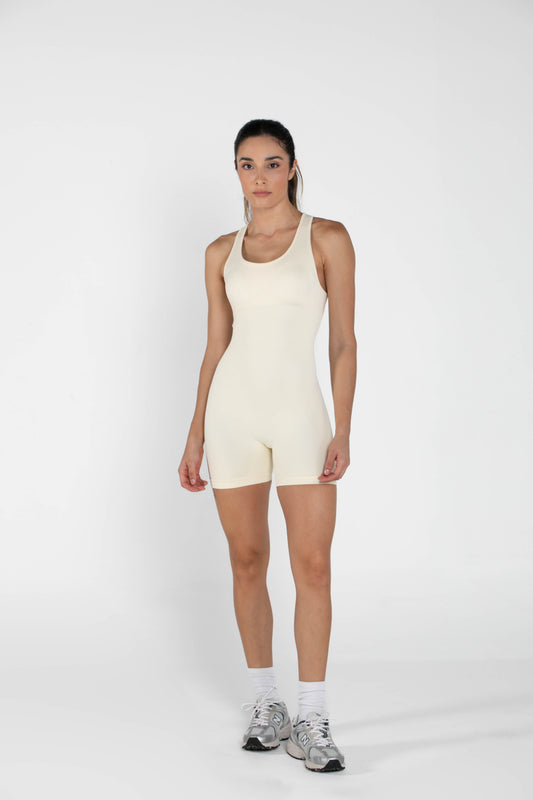 Sculpt - Short Bodysuit - Ivory