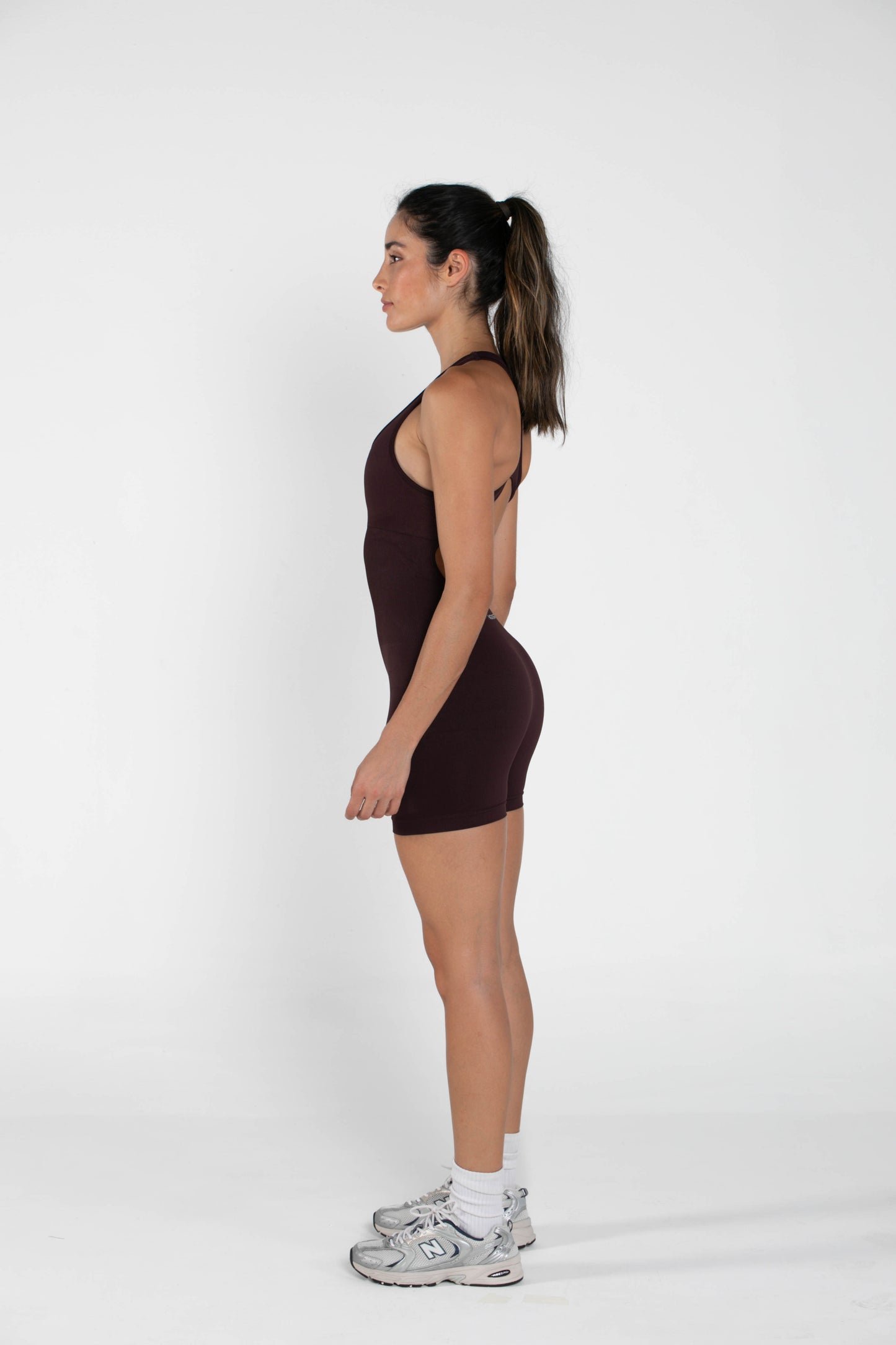 Sculpt - Short Bodysuit - Red Wine