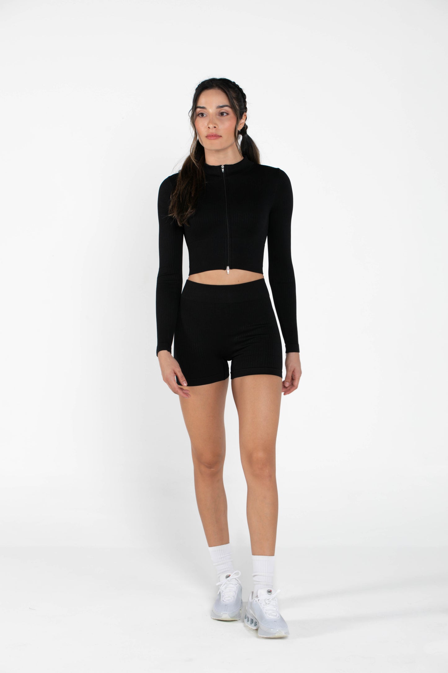 Misty - Set - Long-Sleeved - Short - Black