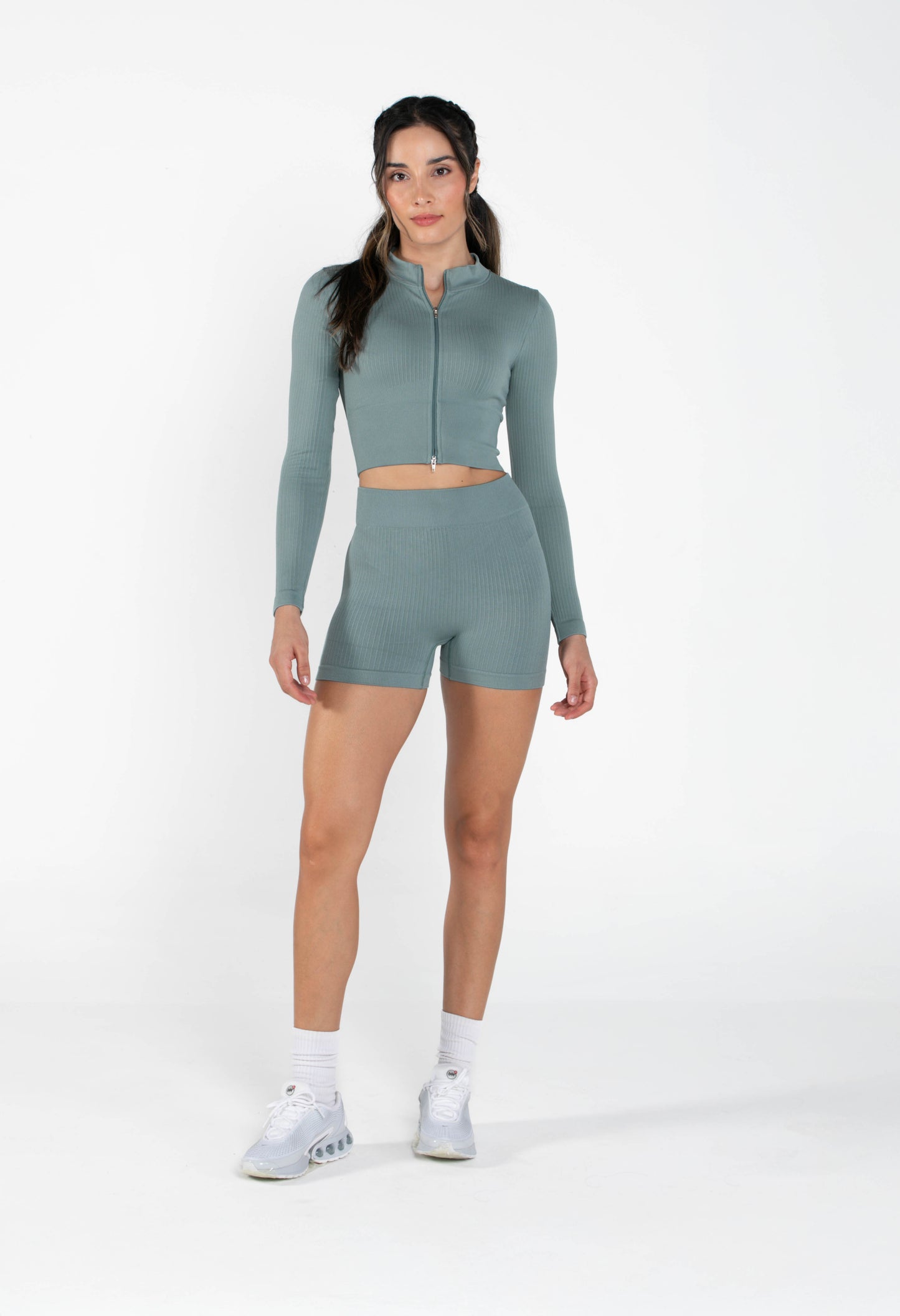 Misty - Set - Long-Sleeved - Short - Greygreen