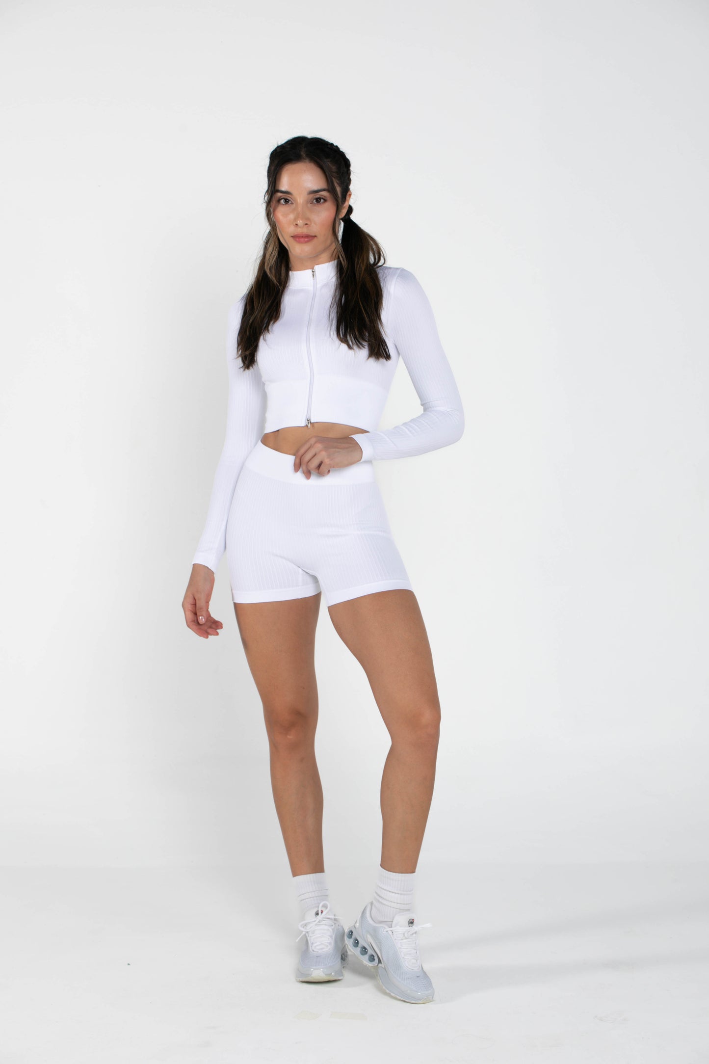 Misty - Set - Long-Sleeved - Short - White