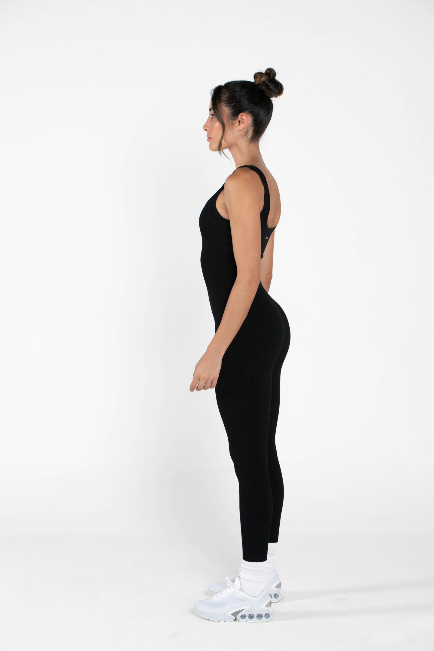 Comfy - Long Bodysuit - Black