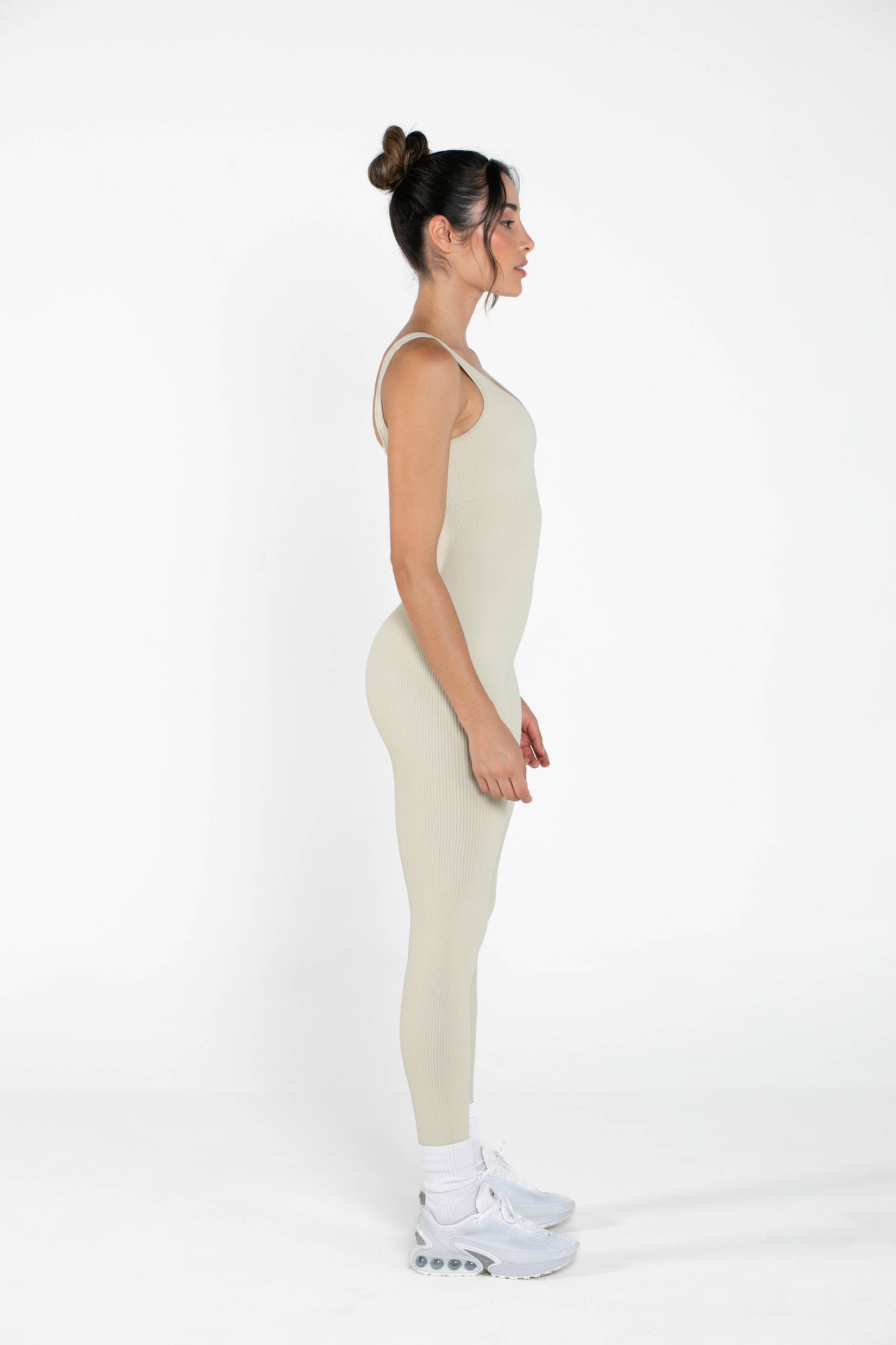 Comfy - Long Bodysuit - Cream